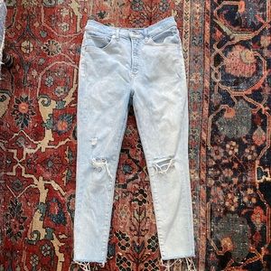 Women’s Super High-Rise Cropped Skinny Jeans